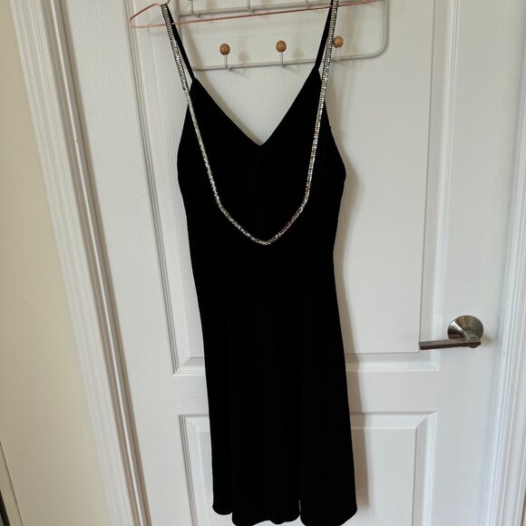ba&sh Black Dress with Silver Accents - Picture 2 of 5